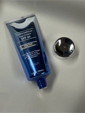 DR. DENESE SKINSCIENCE ~ TINTED DEFENSE DAY CREAM SPF 40 In RICH~ 2 OZ Travel Sz